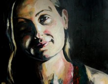 Written in Braille. 38" x 48". Acrylic on Wood Panel. 2011.
