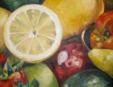 Fruit. Oil on Canvas. 30" x 30". 2011. SOLD