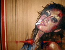 Yael. Acrylic on Wood Panel. 38" x 48". 2010. SOLD